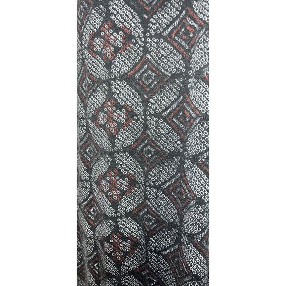 Royal Robbins Essential Nara Dress Large Gray Printed 3/4 Sleeve Small - Picture 3 of 4